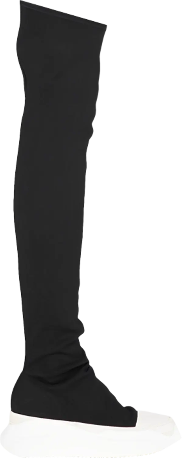 

Кроссовки Rick Owens Wmns EDFU DRKSHDW Abstract Stocking Black Milk, черный