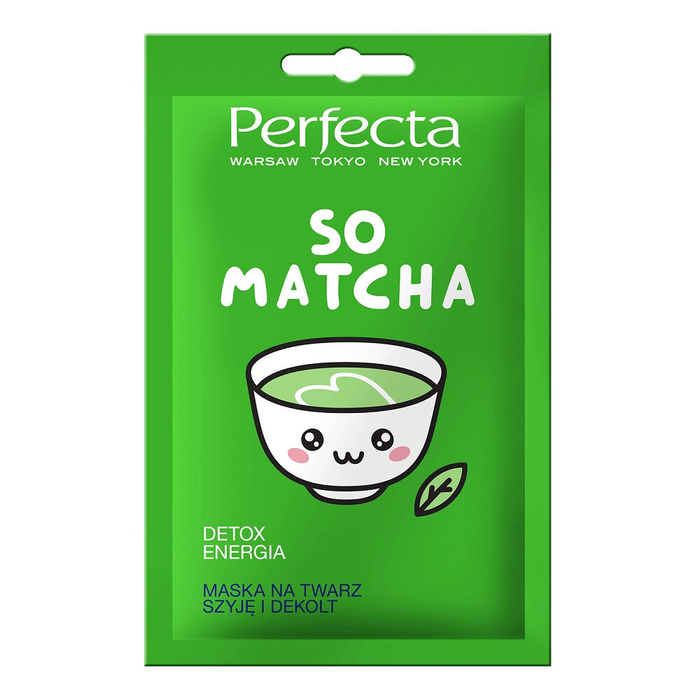 

Perfecta Маска So Matcha для лица, шеи и декольте, детокс и энергия, 10 мл