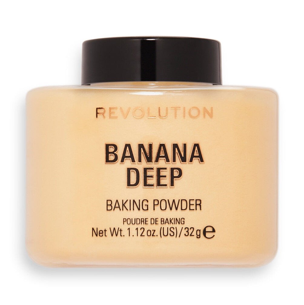 

Makeup Revolution Разрыхлитель Banana Deep рассыпчатая пудра для лица 32г