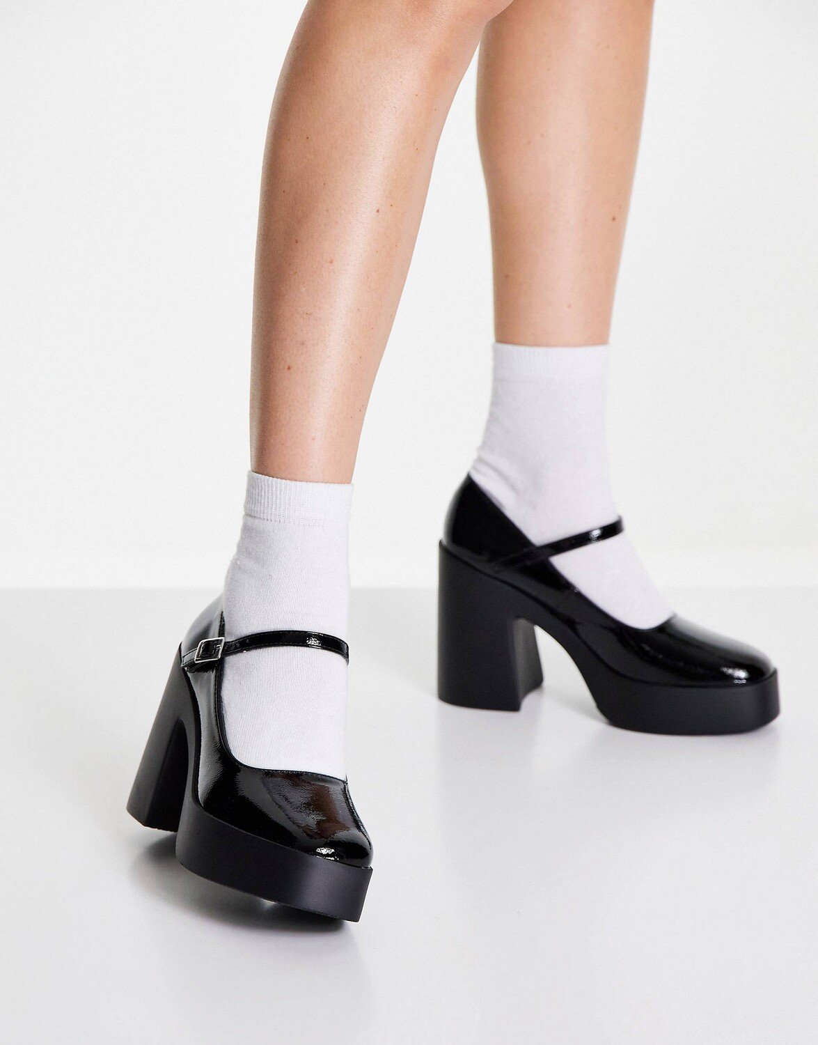 

Туфли на каблуке Мэри Джейн ASOS DESIGN Penny, черный