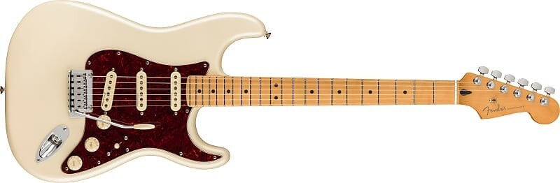 

Fender Player Plus Stratocaster, кленовый гриф, олимпийская жемчужина — MX22126378