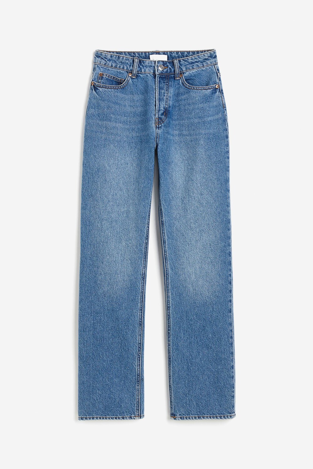 

Джинсы H&M Straight High, синий