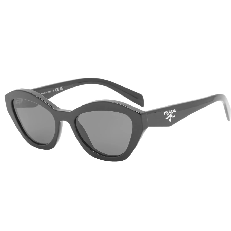 Солнцезащитные очки Prada Eyewear Pr A02s , черный /темно_серый prada солнцезащитные очки prada pr 58ws 1ab5z1 black [pr 58ws 1ab5z1]