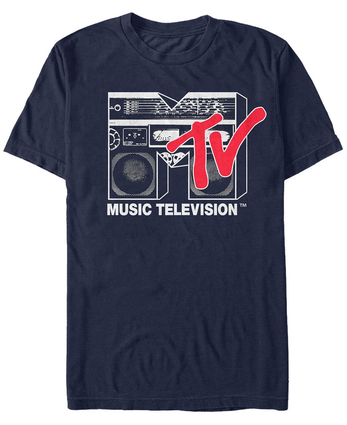 цена Мужская футболка с коротким рукавом в стиле бумбокс с логотипом 80-х, черно-белая Fifth Sun, синий
