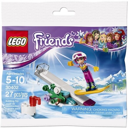 

Конструктор Lego 30402 Friends трюки на сноуборде