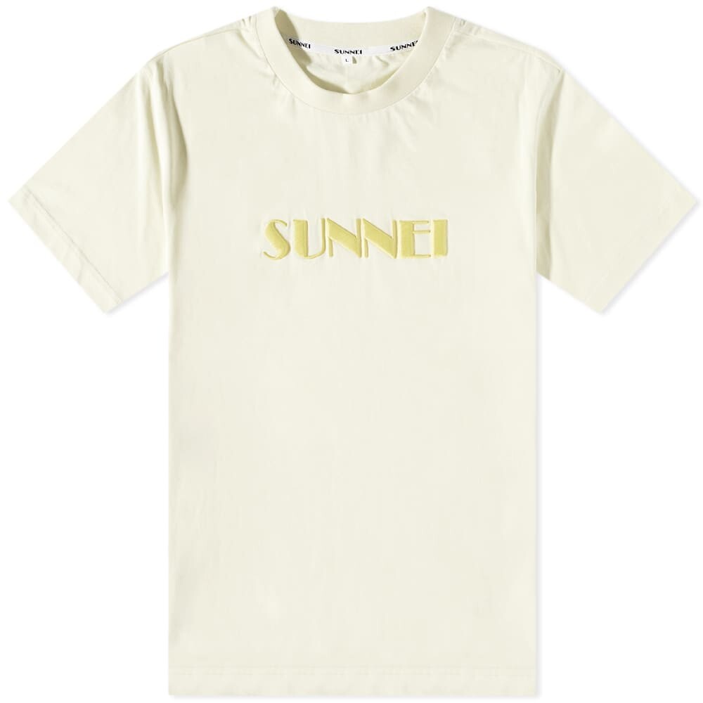 

Футболка Sunnei Classic Embroidered Logo Tee, Серый