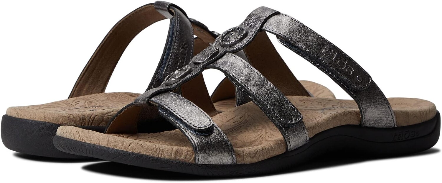 

Сандалии на плоской подошве Prize 4 Taos Footwear, цвет Pewter