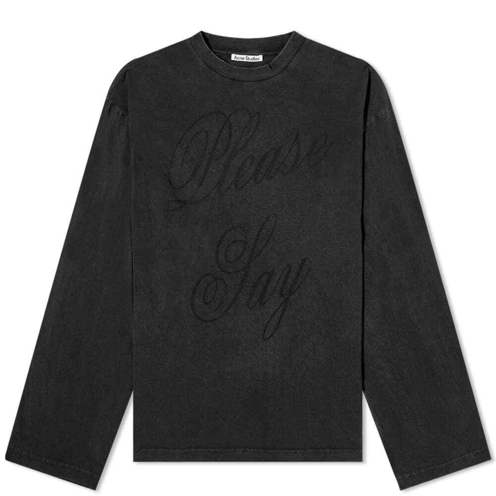 

Футболка Acne Studios Edra Long Sleeve Faded Tee
