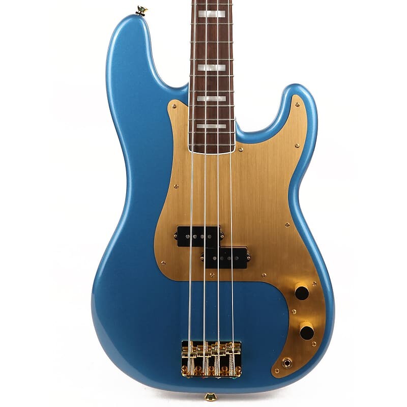 

Squier 40th Anniversary Precision Bass Gold Edition Lake Placid Blue 40th Anniversary Precision Gold Edition