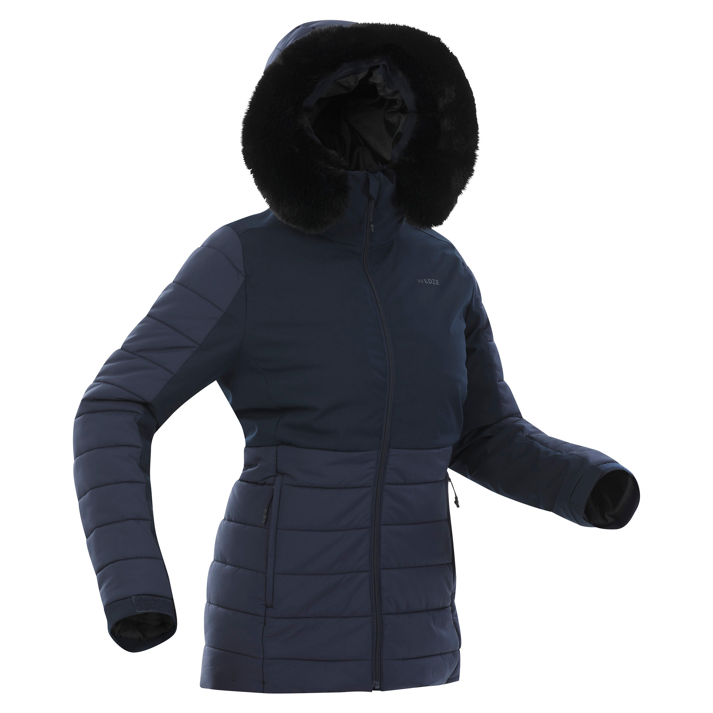 Куртка лыжная Wedze Ski Wedze 100 Warm, темно-синий цена и фото