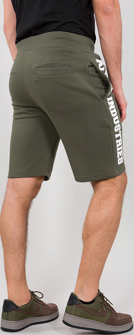 

Шорты Alpha Industries Big Letters, зеленые