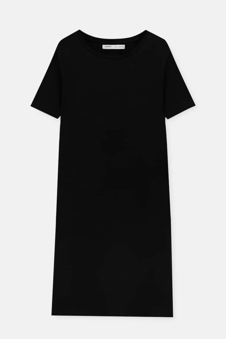 

Платье Pull&Bear Short Round Neck, черный