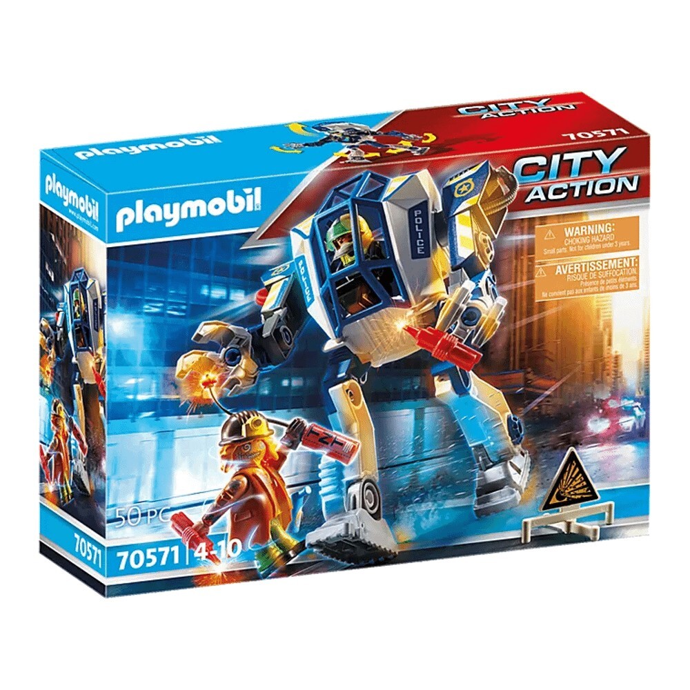 

Конструктор Playmobil 70571 Полицейский робот
