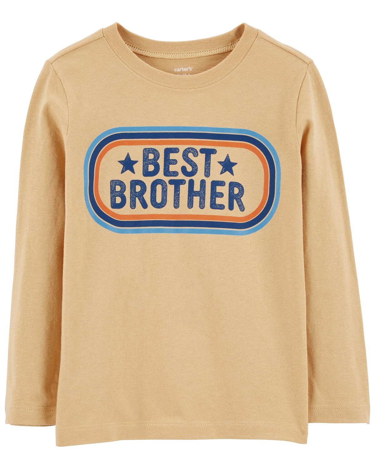 

Футболка Kid Best Brother из джерси Carter's, желтый