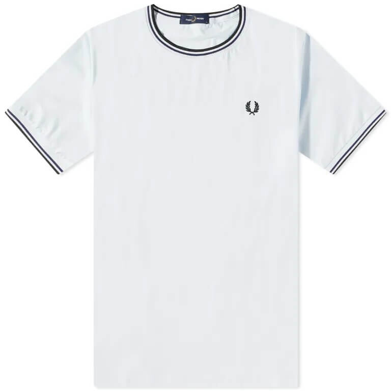 

Футболка Fred Perry Twin Tipped, светлый лед, Серый