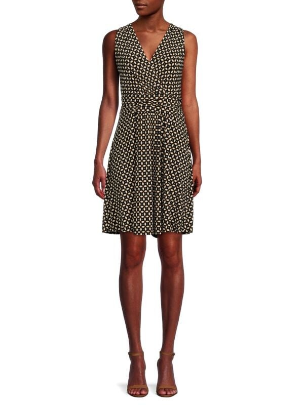 

Платье ТрикотажноеTommy Hilfiger с геометрическим рисунком, black / beige