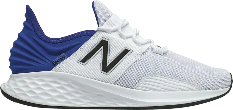 

Кроссовки New Balance Fresh Foam Roav 2E Wide 'White Team Royal', белый