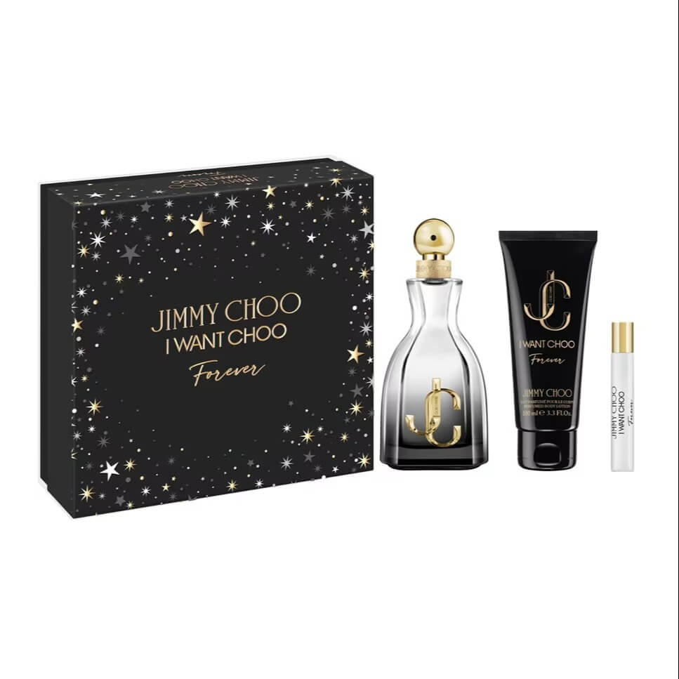 Подарочный набор Jimmy Choo Eau de Parfum I Want Choo Forever, 3 предмета
