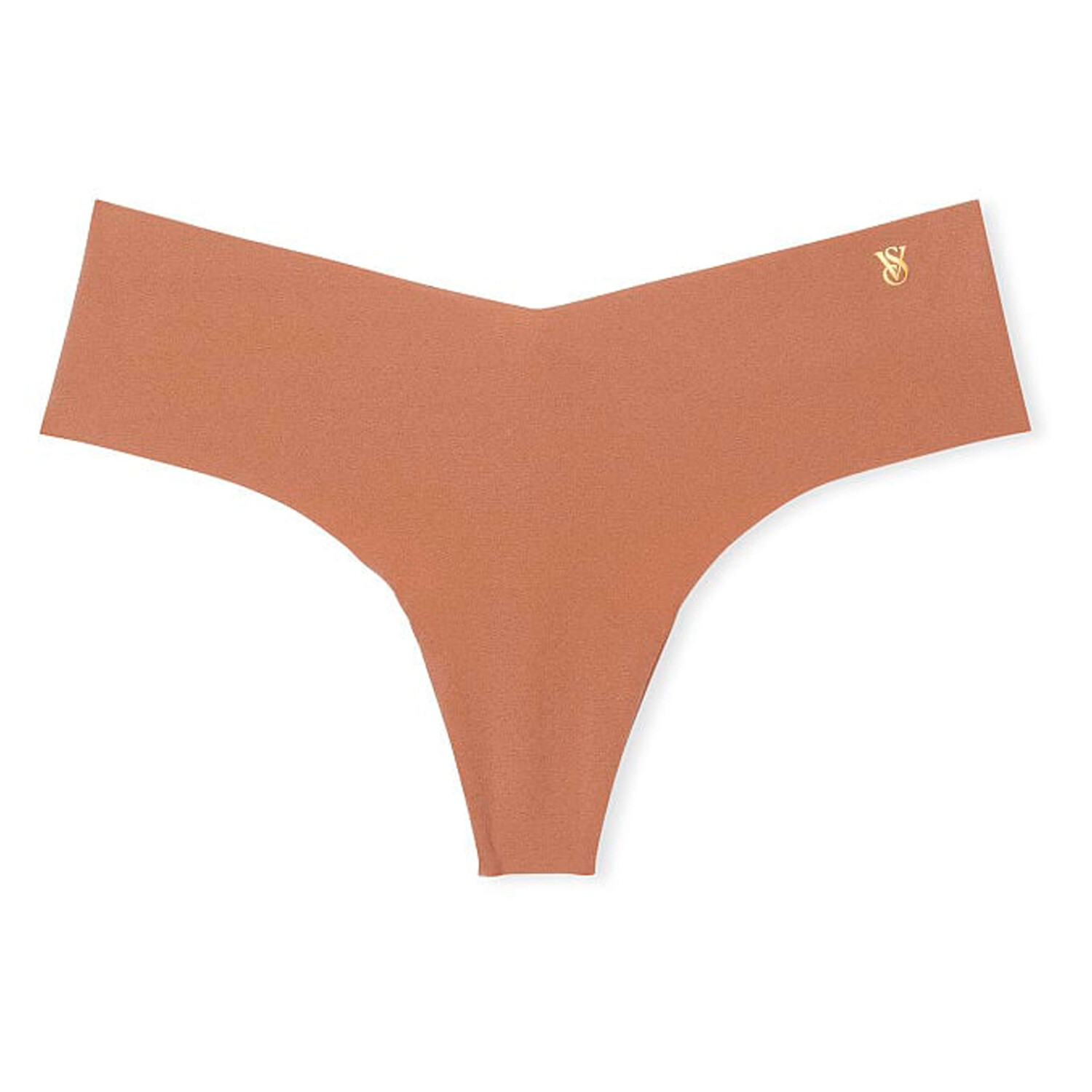 

Трусики-стринги Victoria's Secret Sexy Illusions No-Show Thong, темно-бежевый