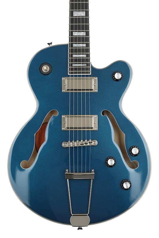 

Электрогитара Epiphone Uptown Kat ES с полым корпусом — сапфирово-синий металлик ETUESBMNH1