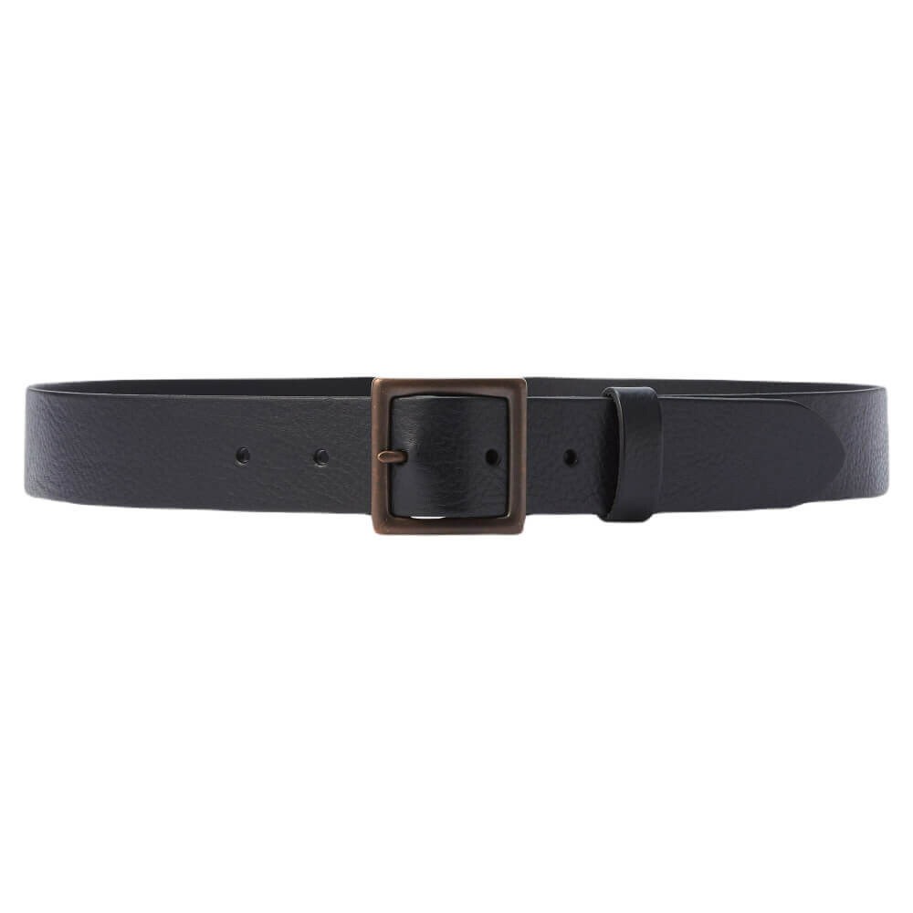 

Ремень Uniqlo Italian Leather Vintage Style, черный