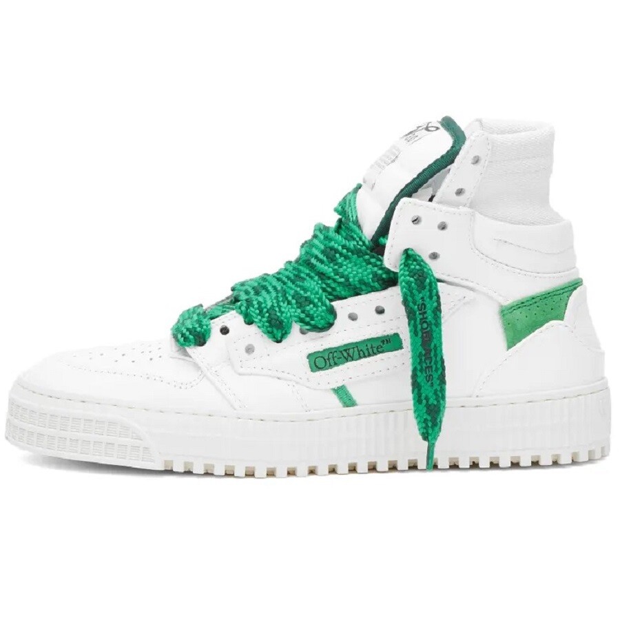 

Кроссовки Off-white 3.0 Off Court Calf Leather, белый/зеленый
