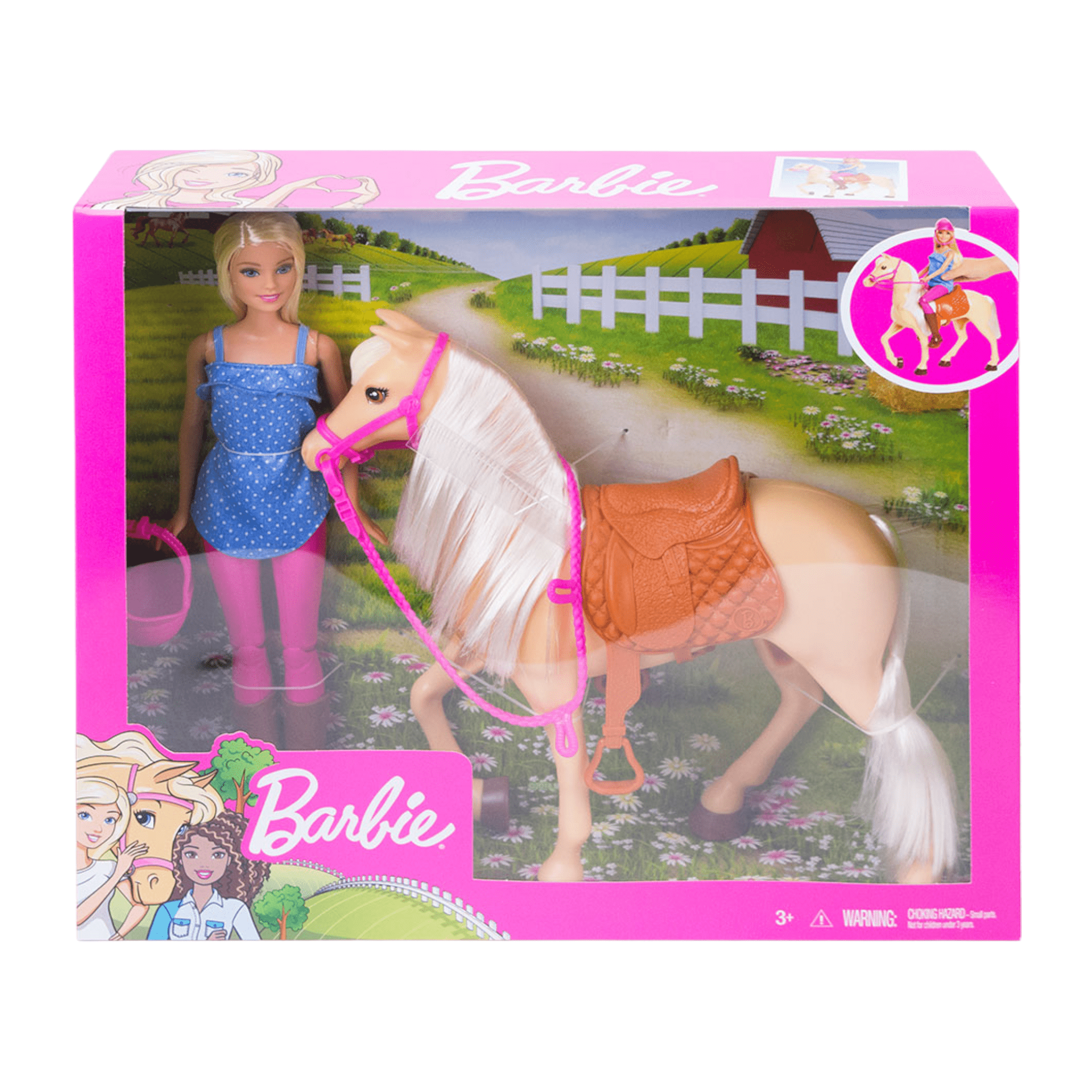 Заказать Кукла Barbie Pets Doll & Horse – цены, описание и характеристики в  «CDEK.Shopping»