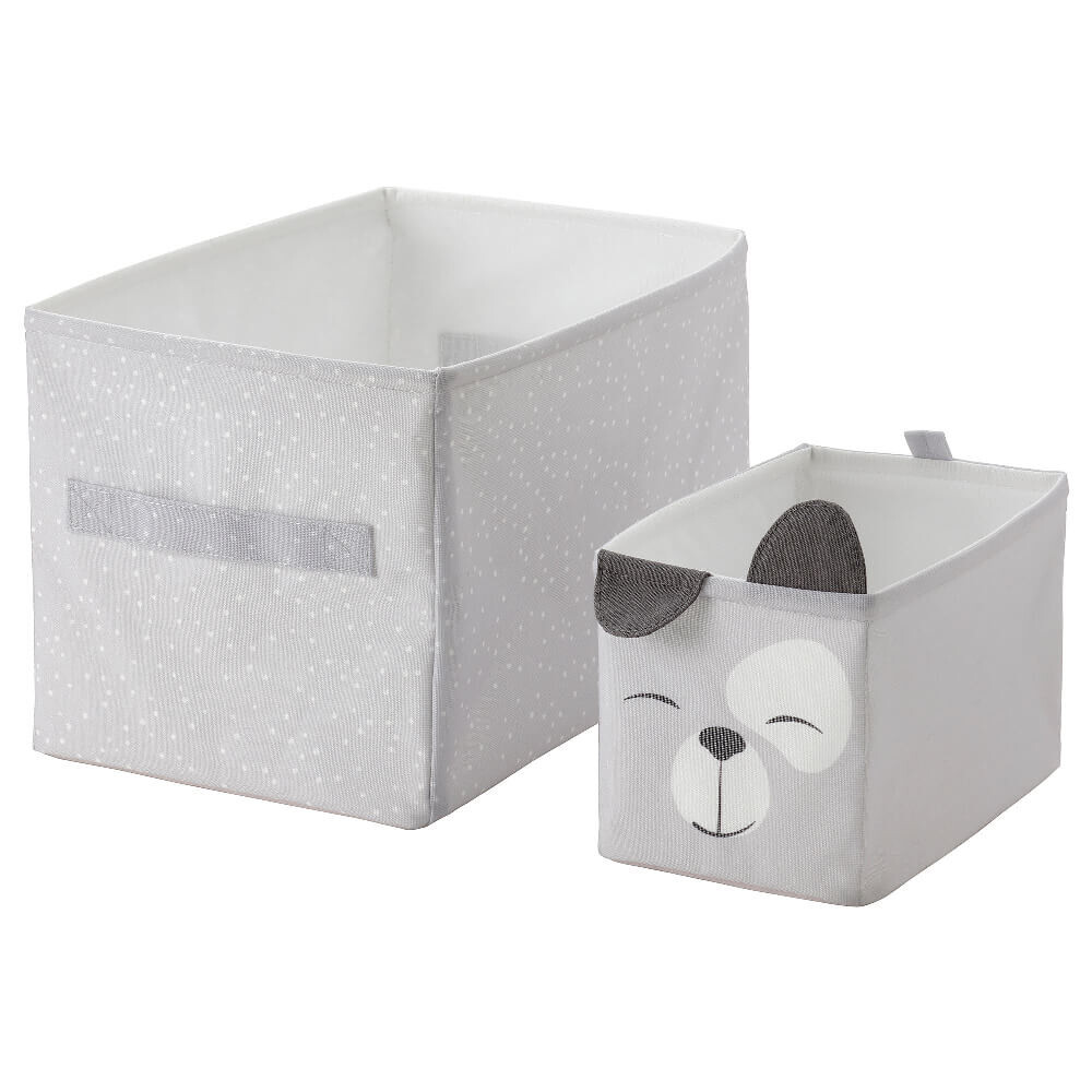 

Комплект коробок Ikea Dromslott, 2 предмета, серый