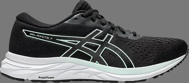 

Кроссовки wmns gel excite 7 'black bio mint' Asics, черный