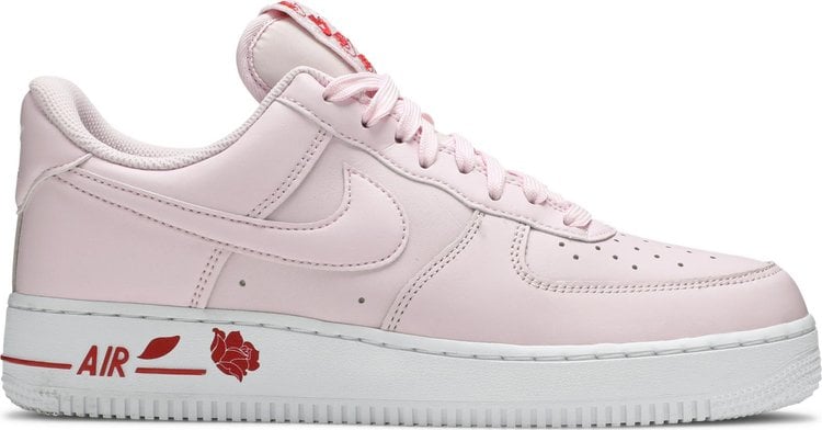 Air force ones with pink nike sign hotsell