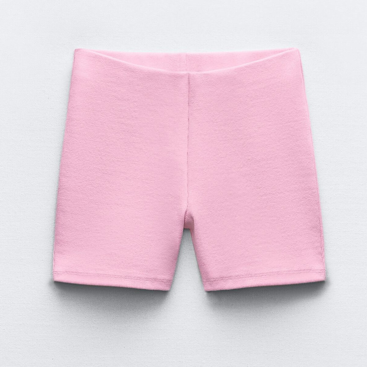Шорты Zara Ribbed, розовый футболка zara ribbed fruit розовый