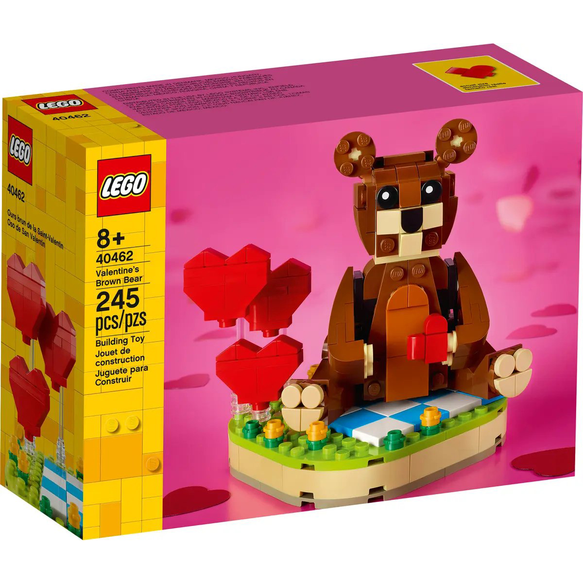 Конструктор Lego Valentine's Brown Bear 40462, 245 деталей