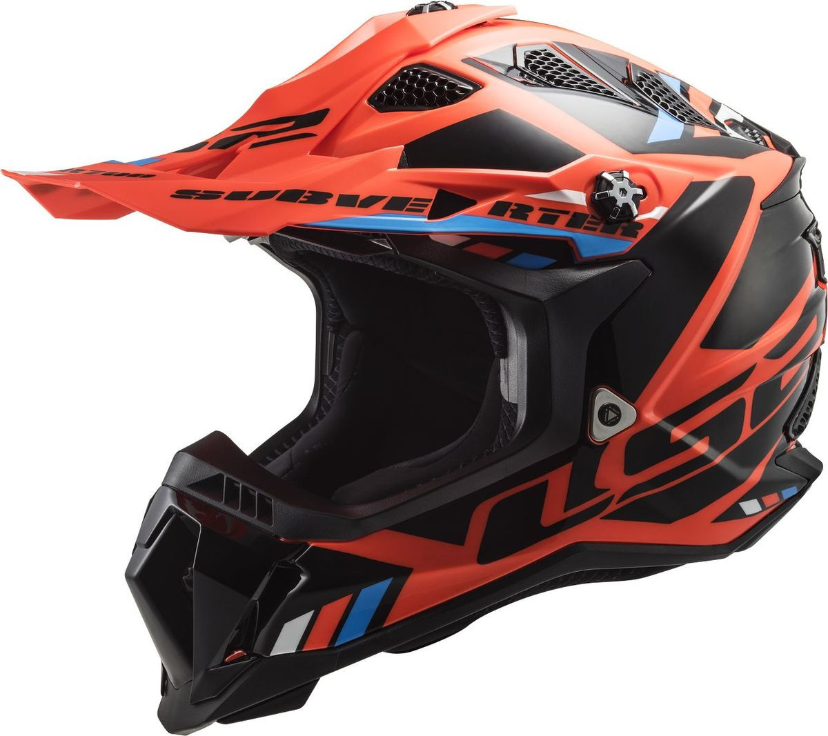 Шлем LS2 MX700 Subverter Evo Stomp для мотокросса, оранжево-черный