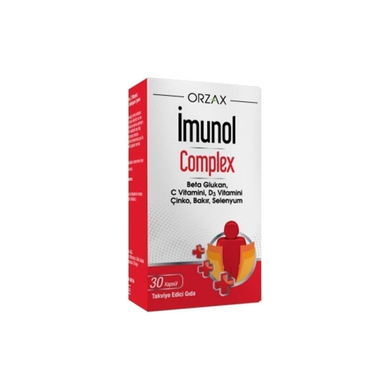 Пищевая добавка Orzax Imunol Complex Beta Glucan, 30 капсул vitabiotics immunance – 30 capsules