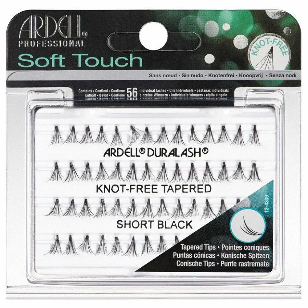 

Ardell Пучки для ресниц Soft Touch без узлов Короткие черные 56шт.