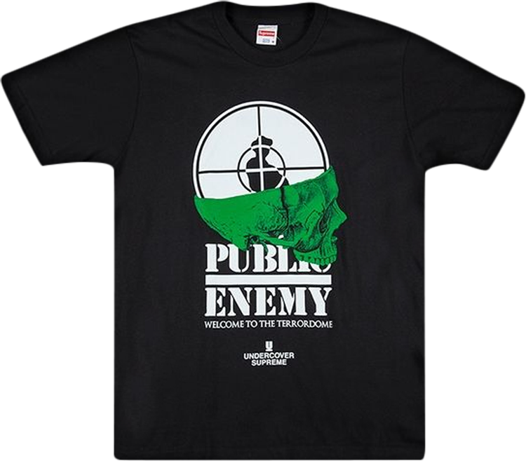 Футболка Supreme x Undercover x Public Enemy Terrordome T-Shirt