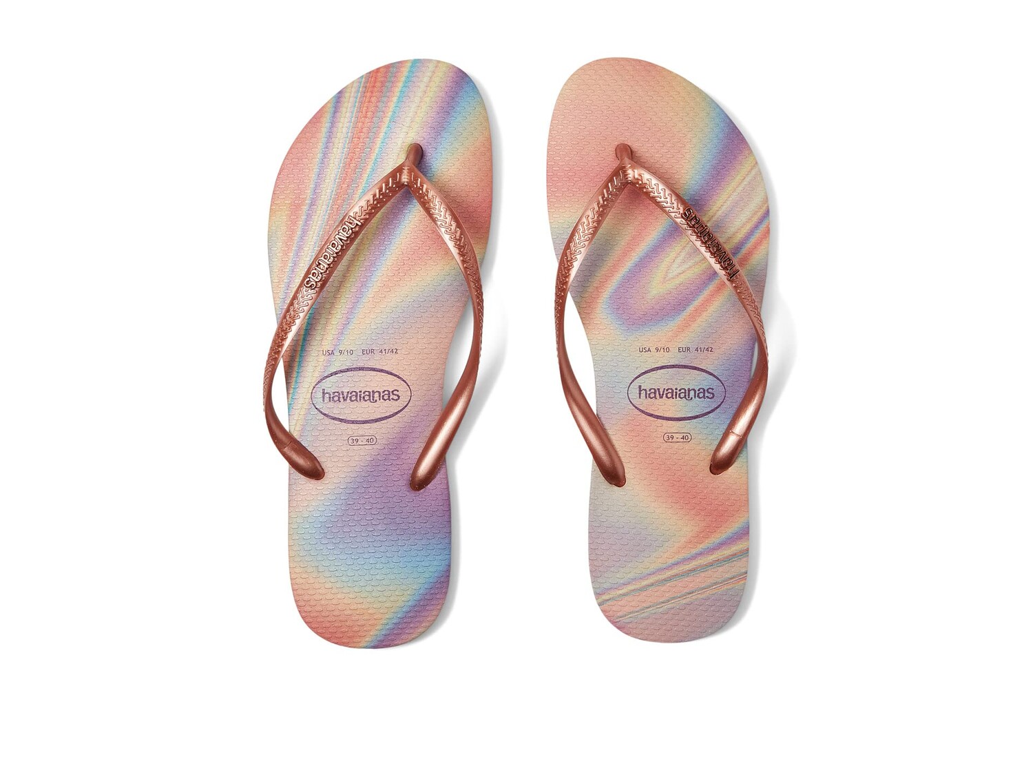

Сандалии Havaianas, Slim Iridescent Flip Flop Sandal