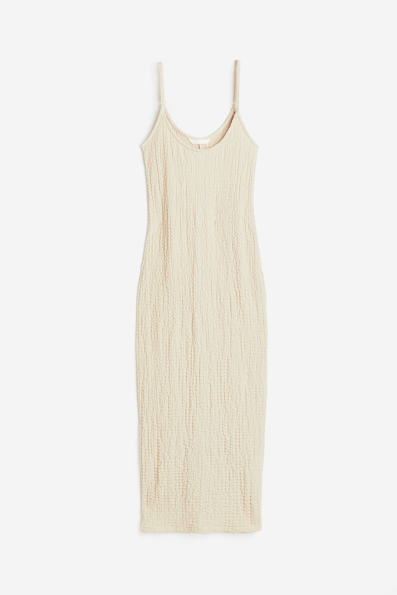 цена Платье H&M Crinkled Jersey, светло-бежевый