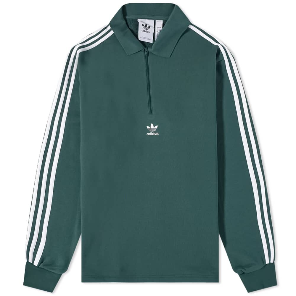 

Футболка Adidas Long Sleeve 3 Stripe Polo