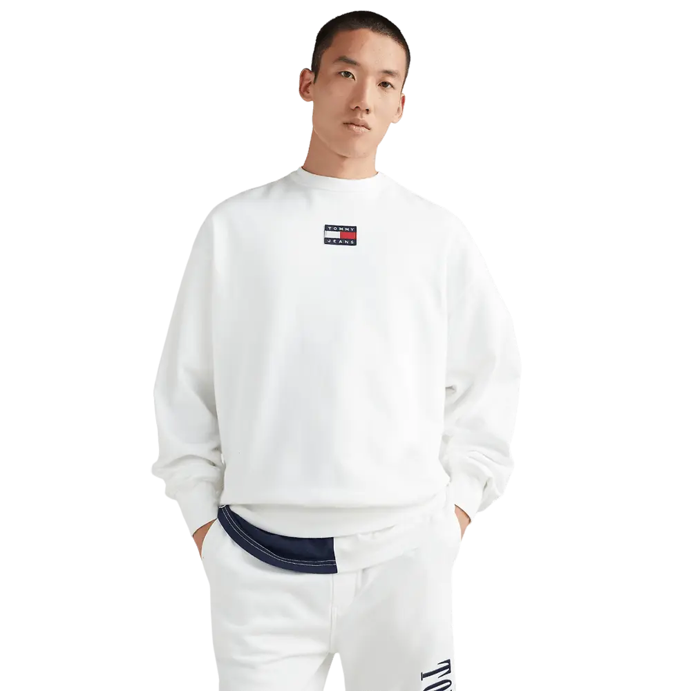 

Свитшот Tommy Jeans Retro Logo, белый