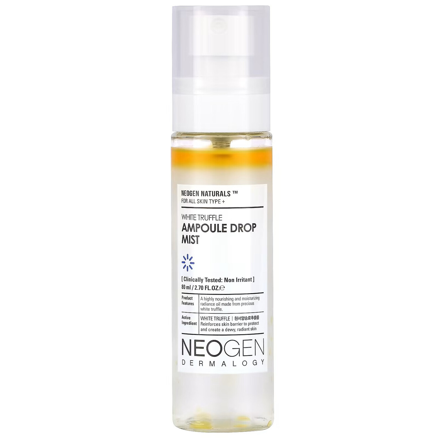 

Neogen, Ampoule Drop Mist, белый трюфель, 80 мл (2,70 жидк. Унции)