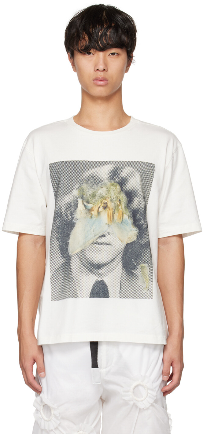 

Эксклюзивная белая футболка SSENSE KUSIKOHC, Белый