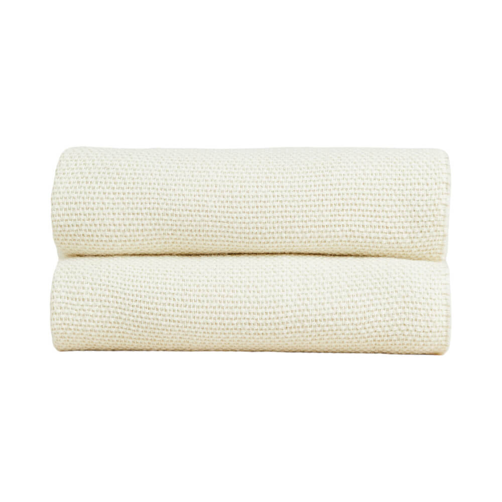 

Плед Zara Home Striped, натуральный
