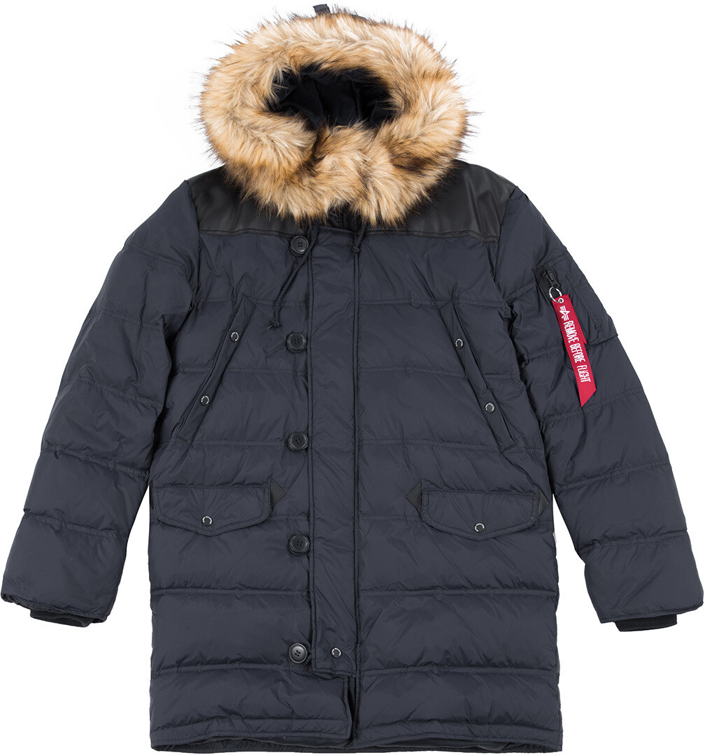 

Пуховик Alpha Industries N3-B Puffer, синий
