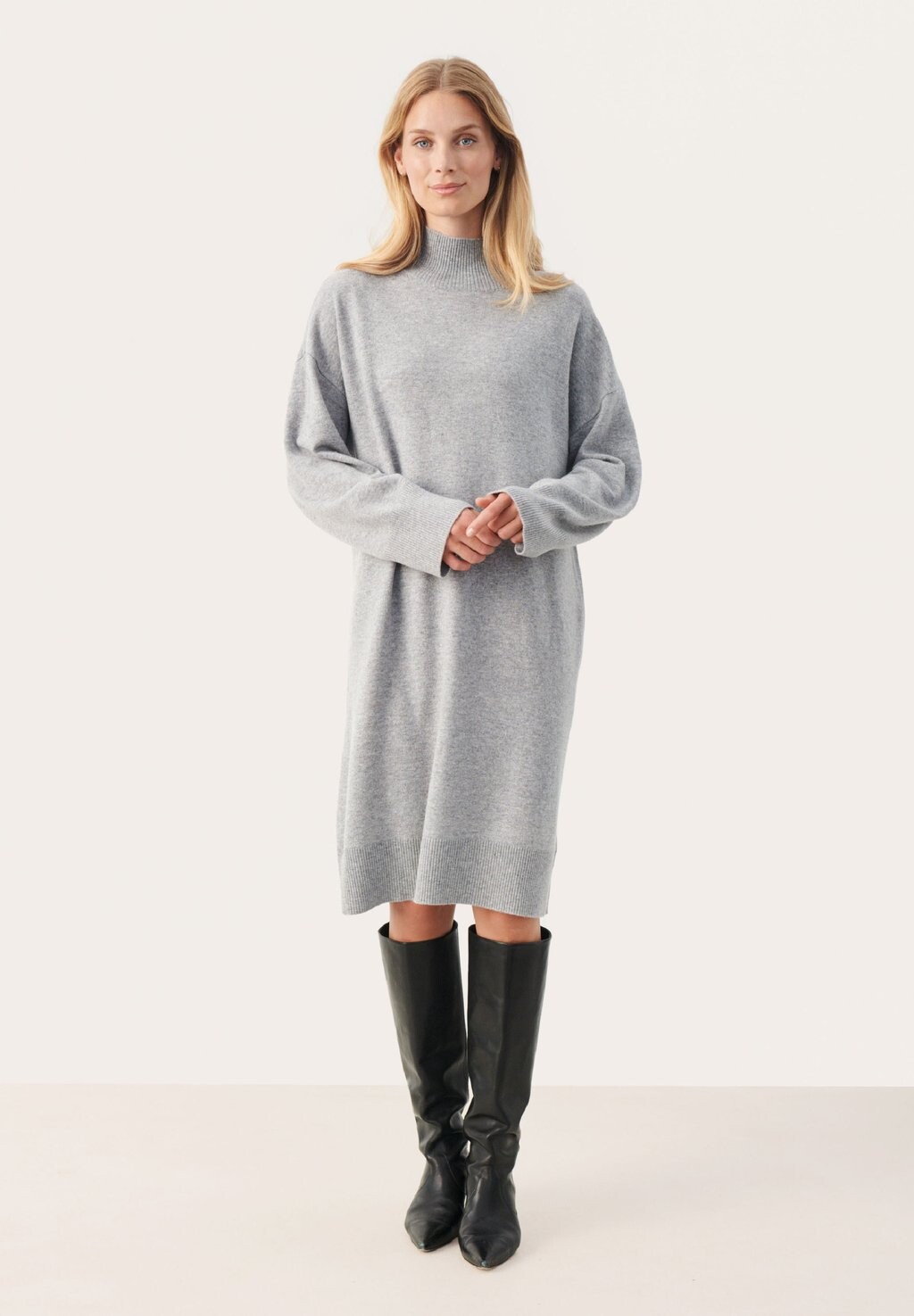 

Платье Part Two CLARAH DR, цвет light grey melange