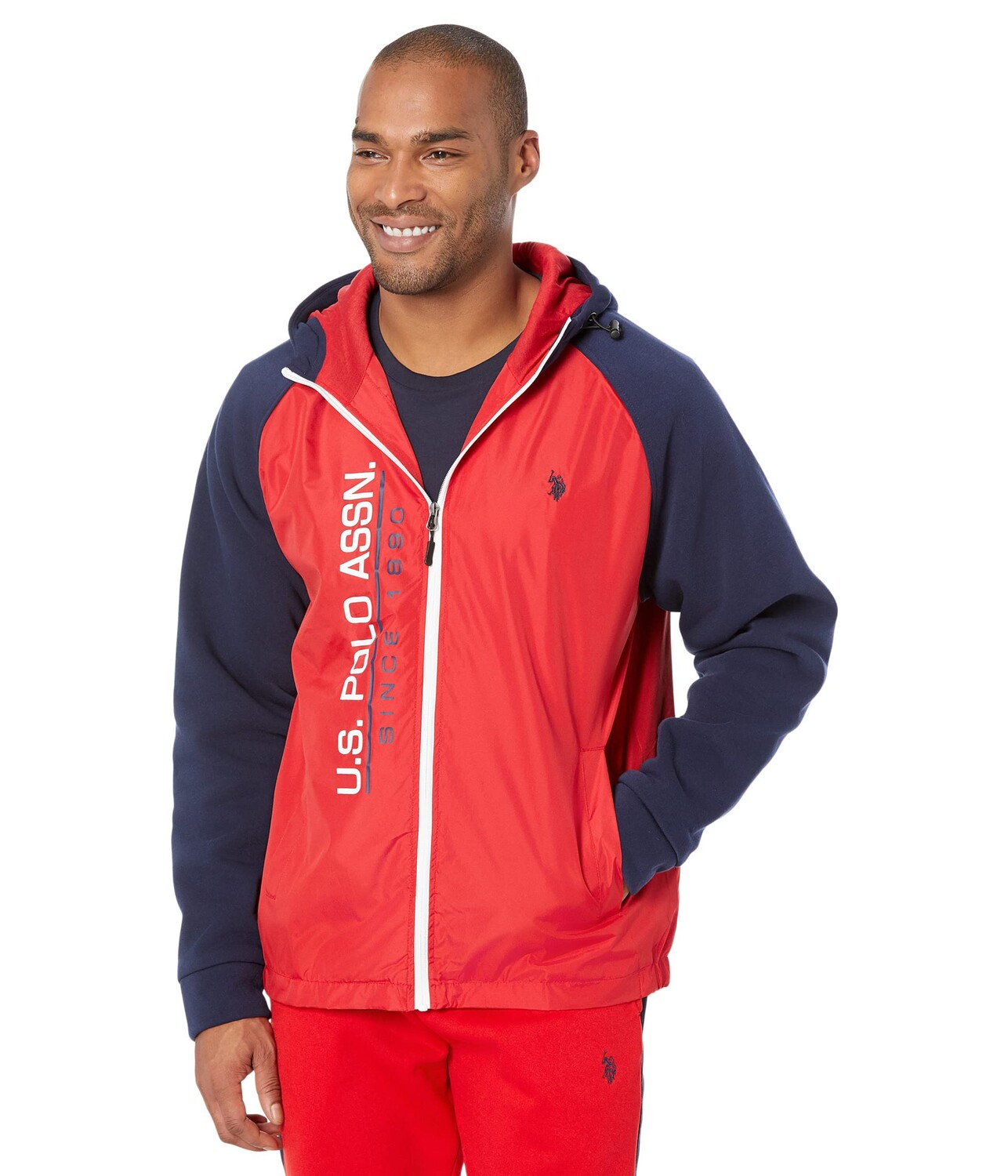 Худи U.S. POLO ASSN., Color-Block Hoodie