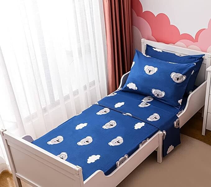 

Комплект постельного белья для детей Joyching Kids, 4 предмета, синий
