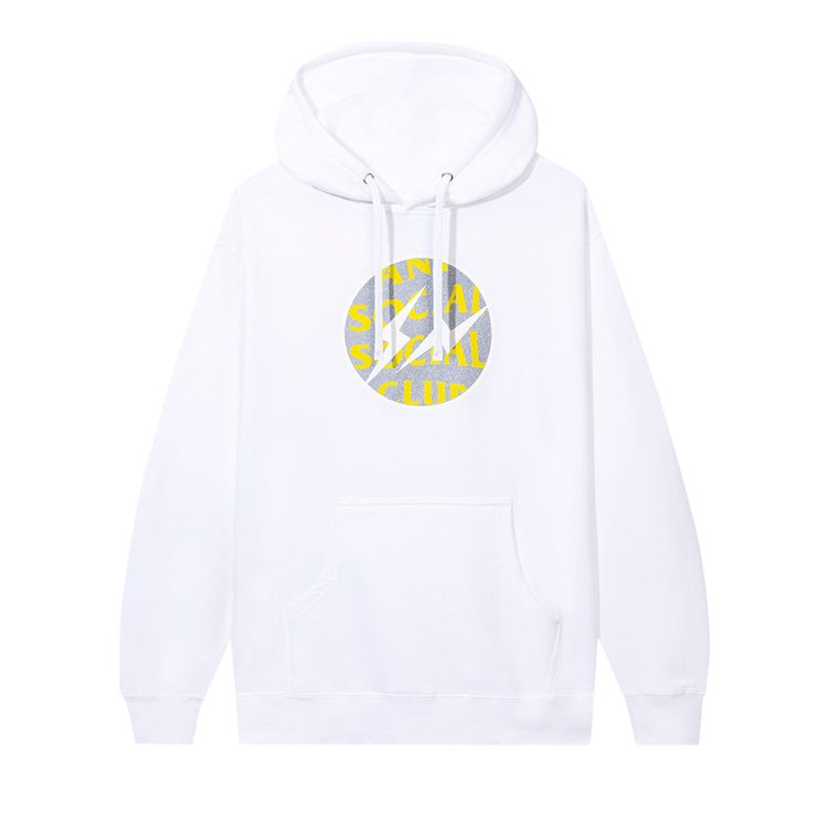 Худи Anti Social Social Club x Fragment Called Interference Hoodie 'White', белый - фото