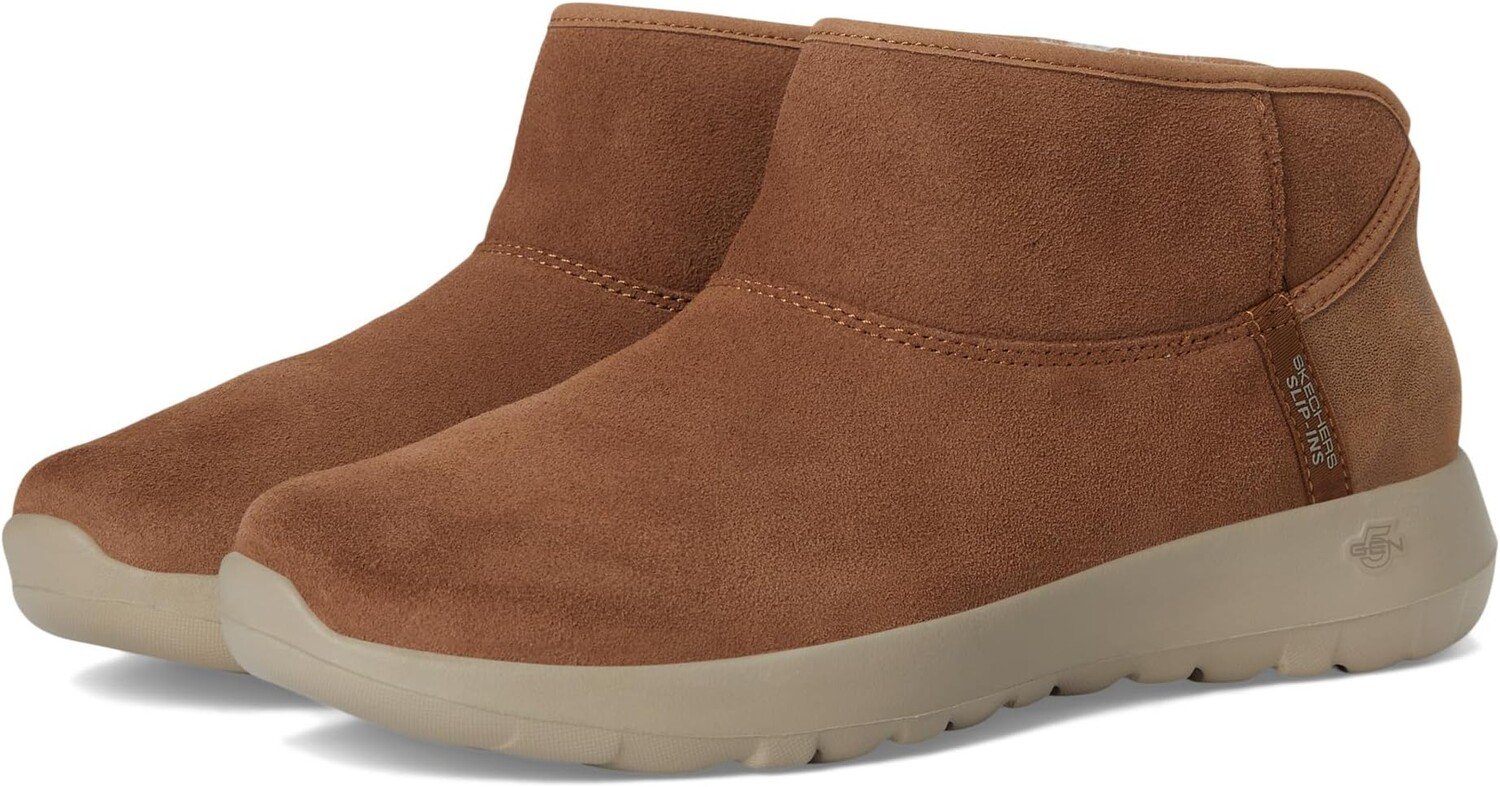 

Ботинки SKECHERS Performance On-The-Go Joy - Always Cozy Hands Free Slip-Ins, цвет Chestnut