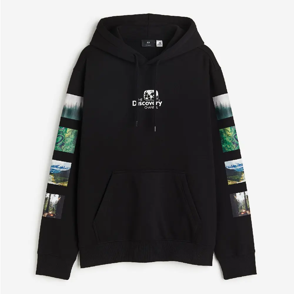 

Толстовка H&M Regular Fit Red Discovery Channel, черный